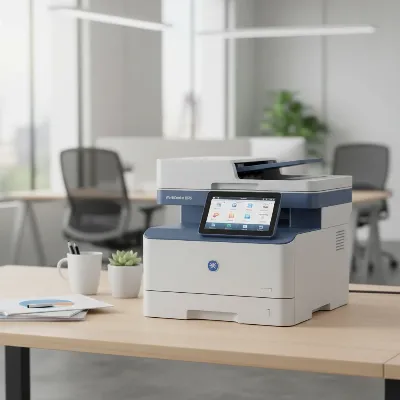 Xerox WorkCentre 6515 color laser multifunction printer in a modern office setting