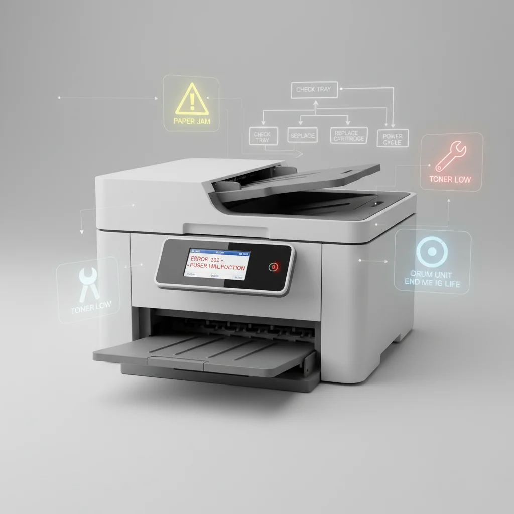 laser printer error codes