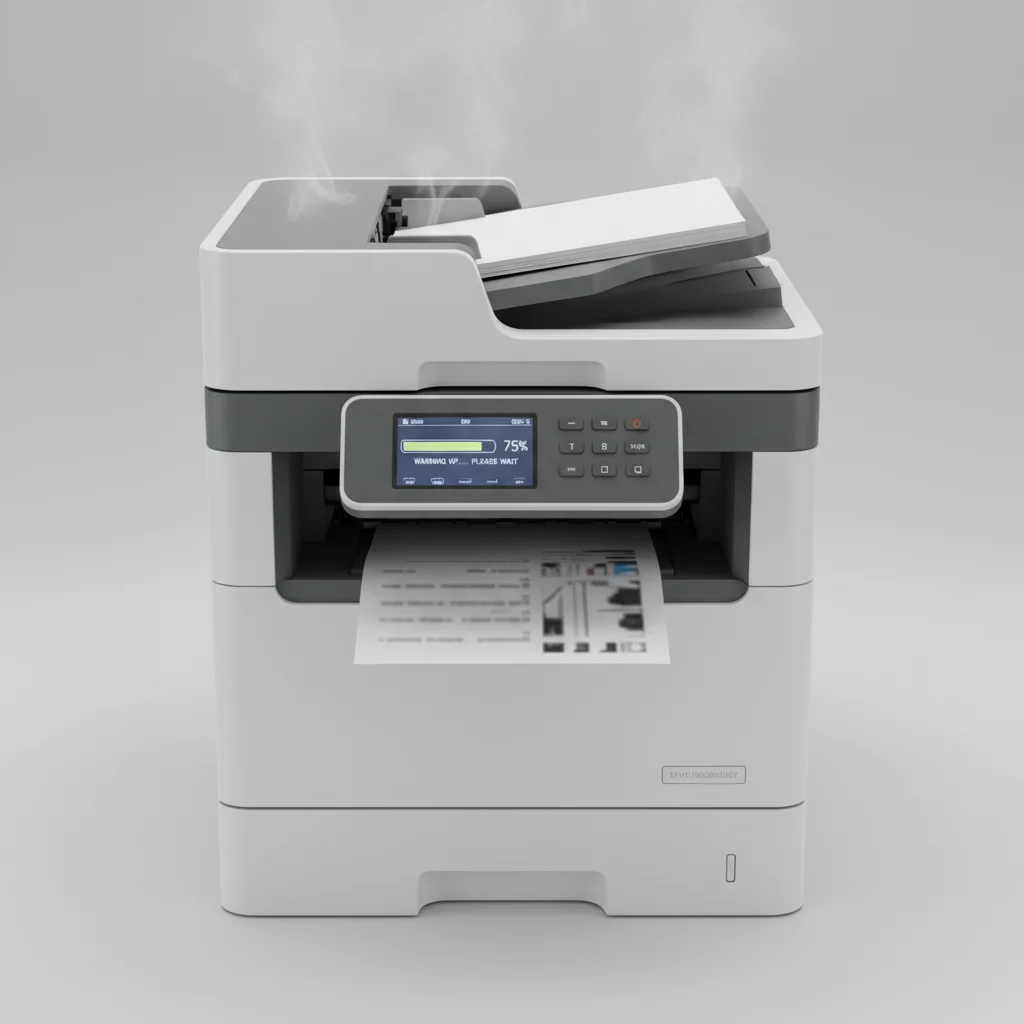 laser printer warm up time